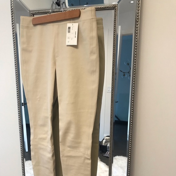 NEW HELMUT LANG LAMBSKIN PANTS - Picture 1 of 8